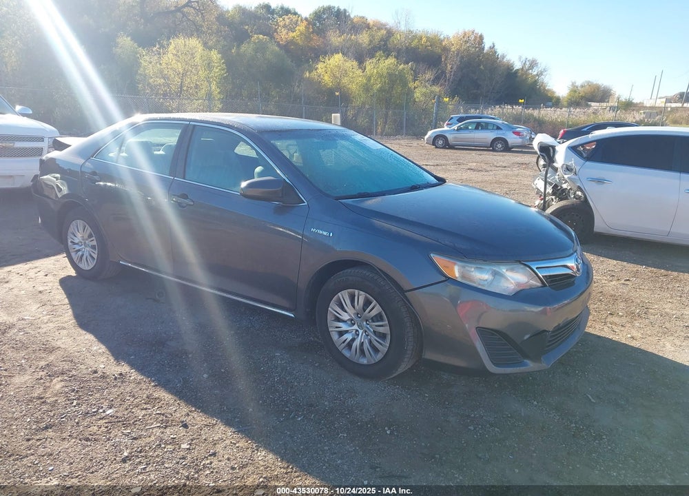 2013 TOYOTA CAMRY HYBRID LE VIN: 4T1BD1FK9DU074135