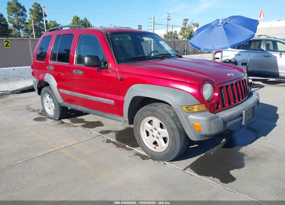 2007 JEEP LIBERTY SPORT VIN: 1J4GL48K37W620538