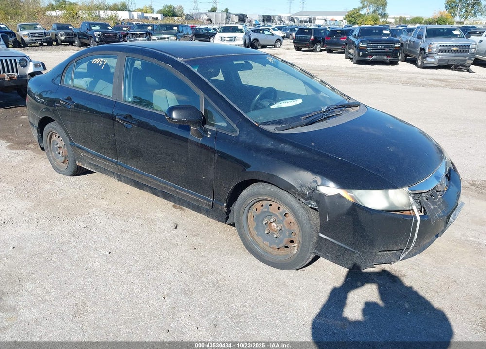 2011 HONDA CIVIC LX VIN: 19XFA1F50BE039424