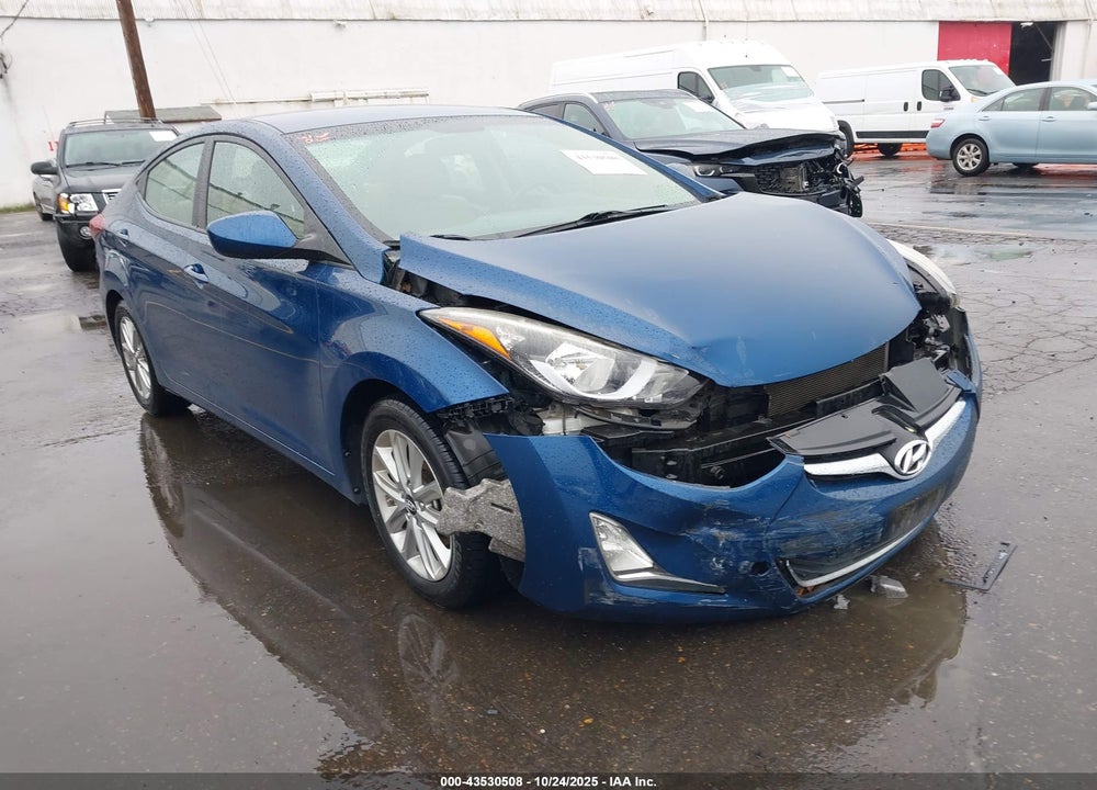 2014 HYUNDAI ELANTRA SE VIN: KMHDH4AEXEU033899