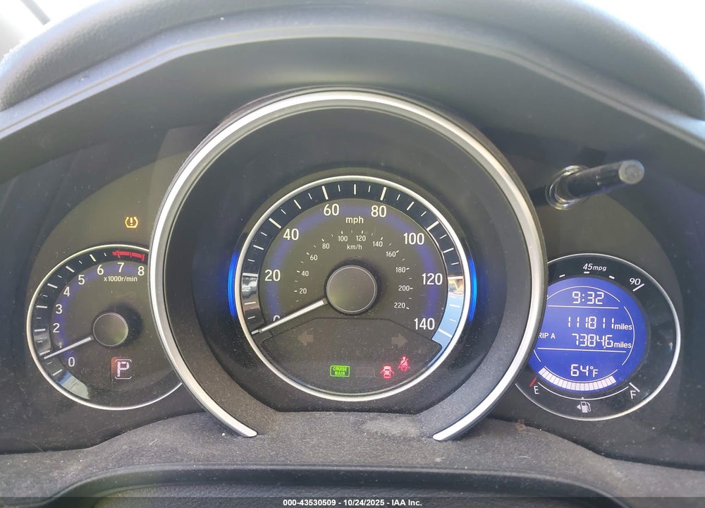 2015 HONDA FIT LX VIN: 3HGGK5H55FM744643