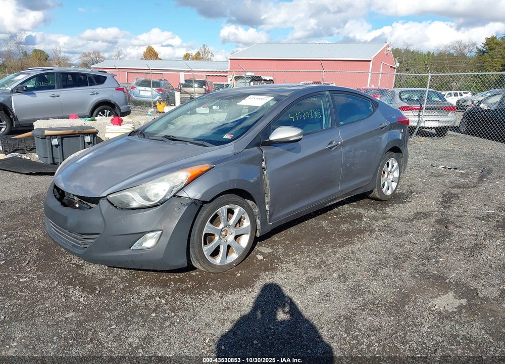 2011 HYUNDAI ELANTRA LIMITED VIN: 5NPDH4AE0BH075931