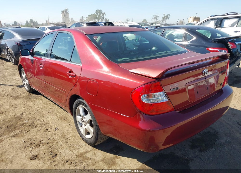 2002 TOYOTA CAMRY SE V6 VIN: JTDBF30K120019637