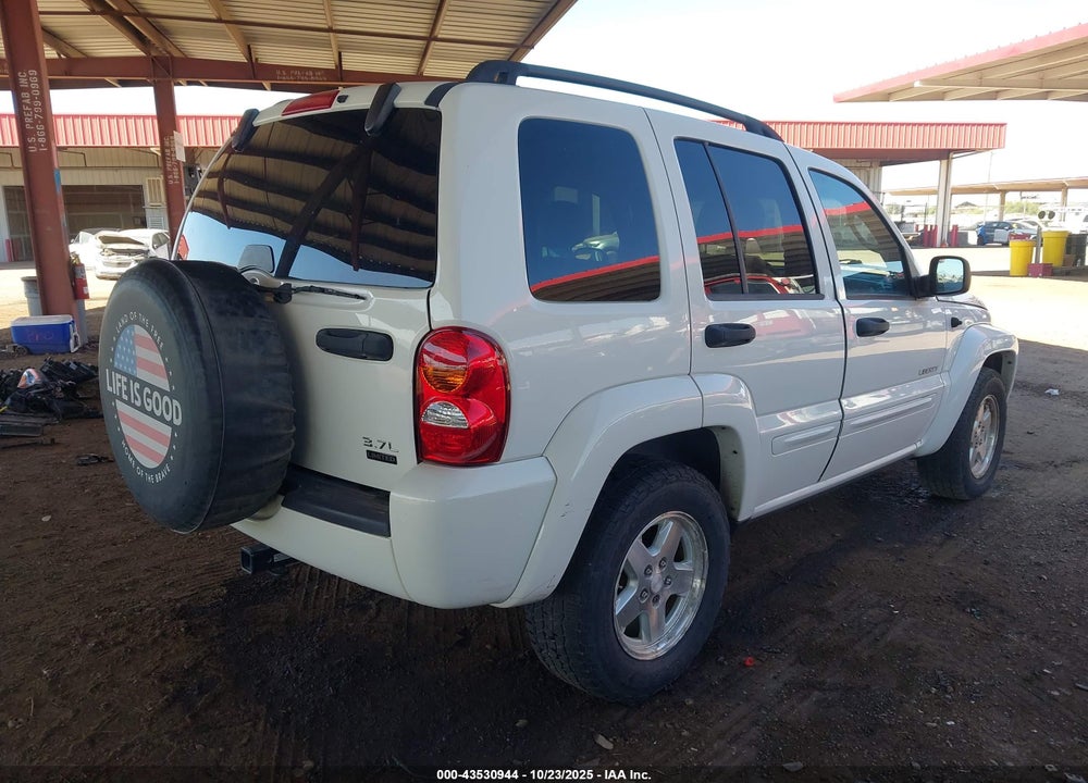 2004 JEEP LIBERTY LIMITED EDITION VIN: 1J4GL58K44W195087