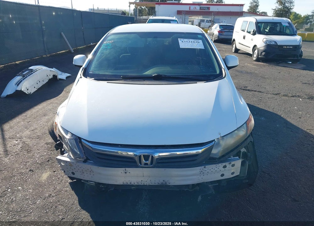 2012 HONDA CIVIC VIN: 19XFB5F52CE003093