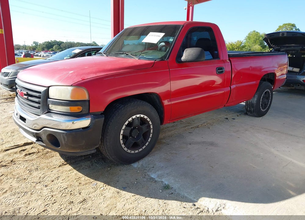 2005 GMC SIERRA 1500 WORK TRUCK VIN: 1GTEC14X15Z249887