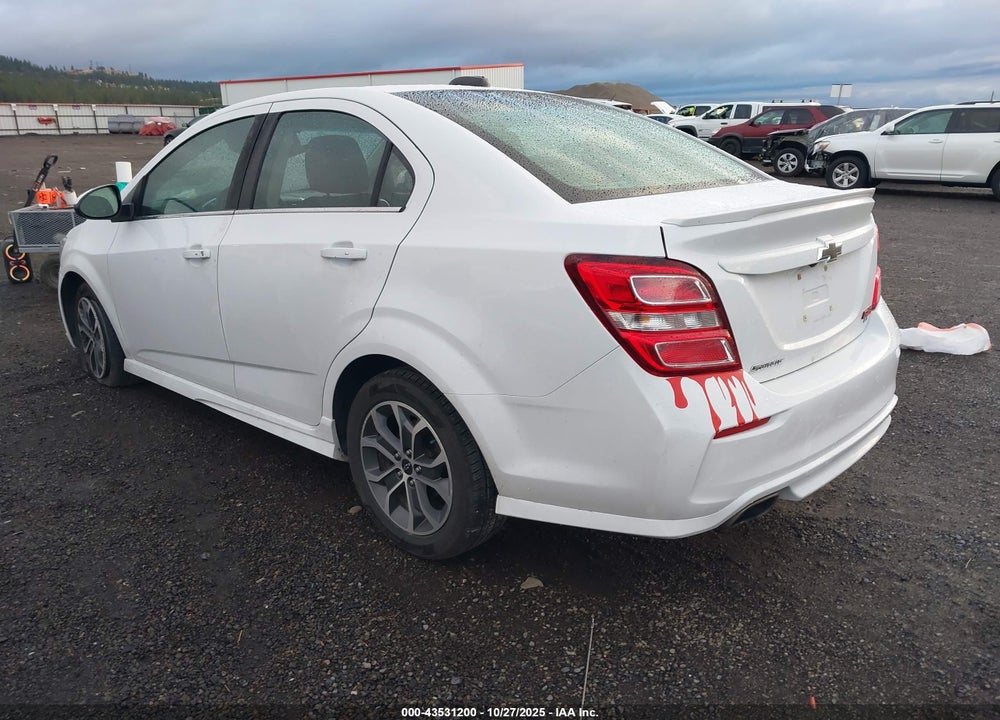 2018 CHEVROLET SONIC LT AUTO VIN: 1G1JD5SHXJ4108671