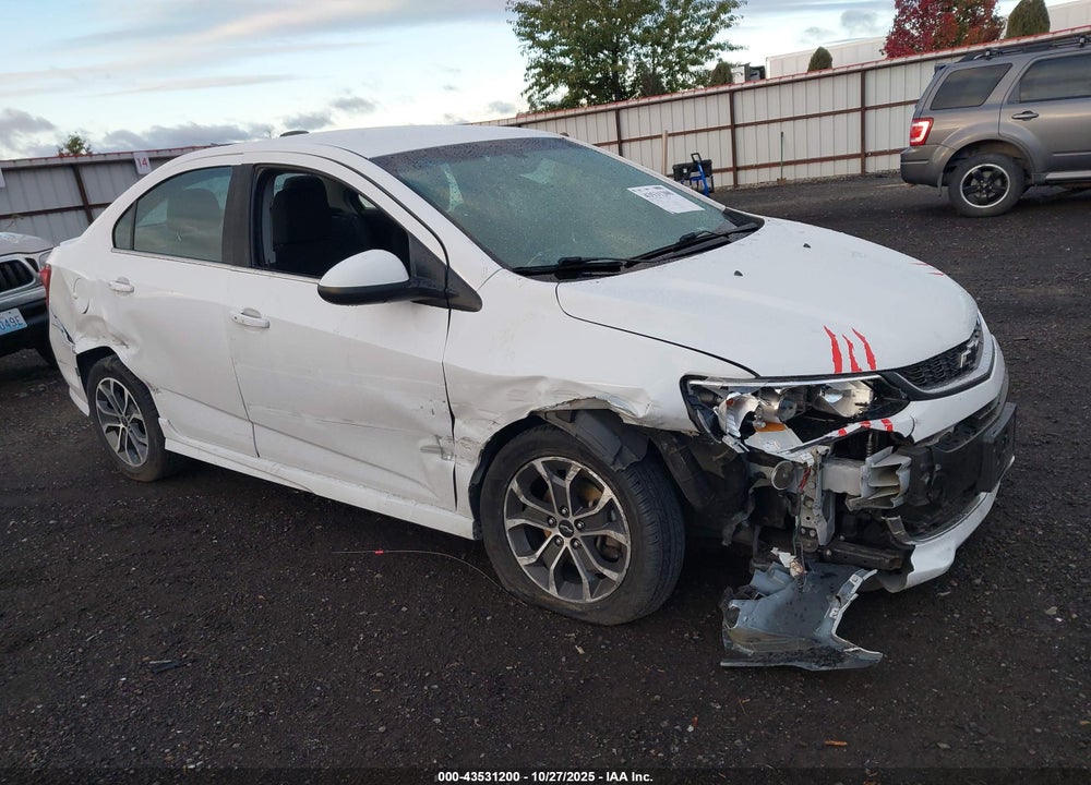 2018 CHEVROLET SONIC LT AUTO VIN: 1G1JD5SHXJ4108671