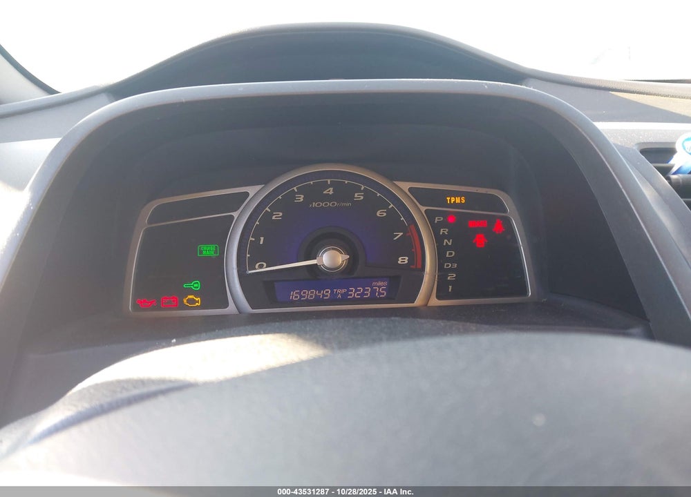 2008 HONDA CIVIC LX VIN: 2HGFA16508H324316