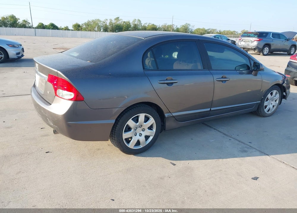 2009 HONDA CIVIC VIN: 19XFA16599E034880