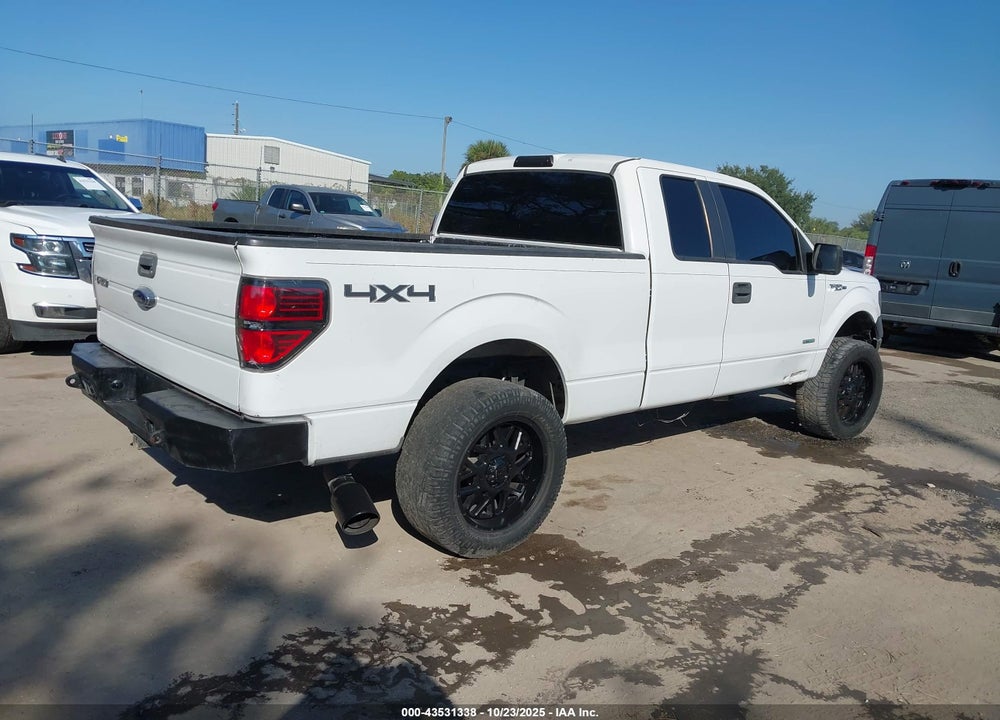 2012 FORD F-150 VIN: 1FTFX1ET6CKD11648