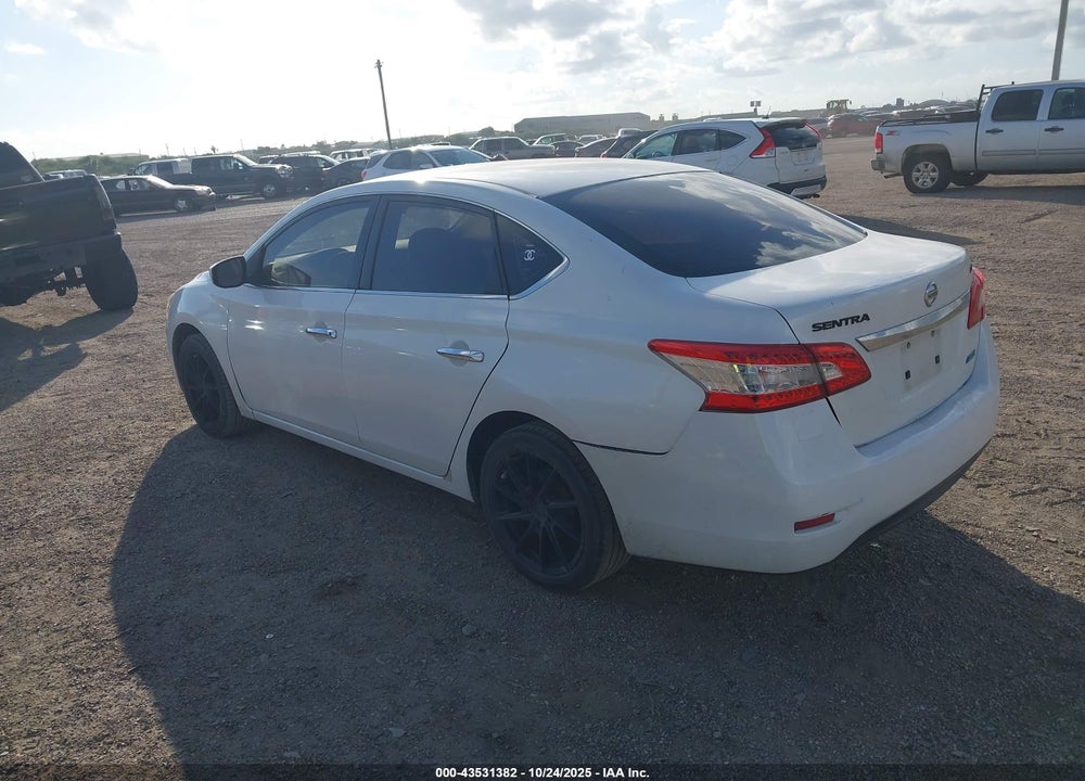 2014 NISSAN SENTRA SV VIN: 3N1AB7AP9EL636416