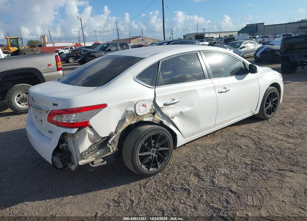 2014 NISSAN SENTRA SV VIN: 3N1AB7AP9EL636416