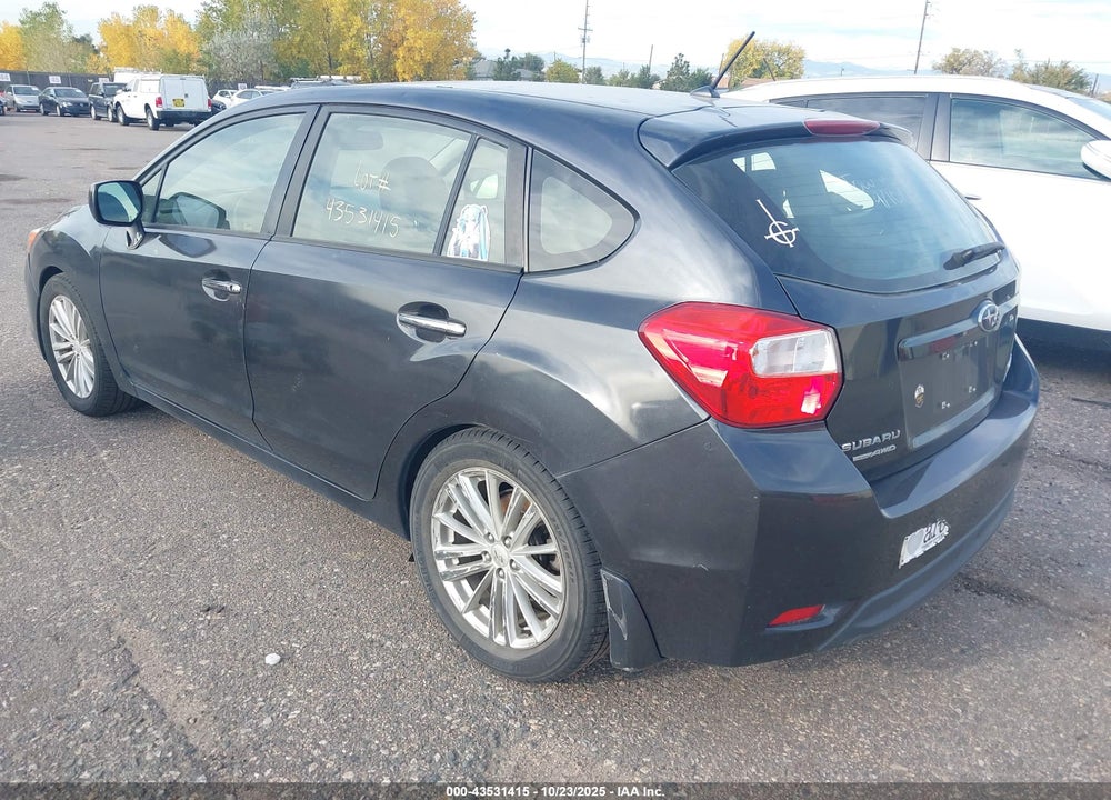 2013 SUBARU IMPREZA 2.0I LIMITED VIN: JF1GPAG64D2881019