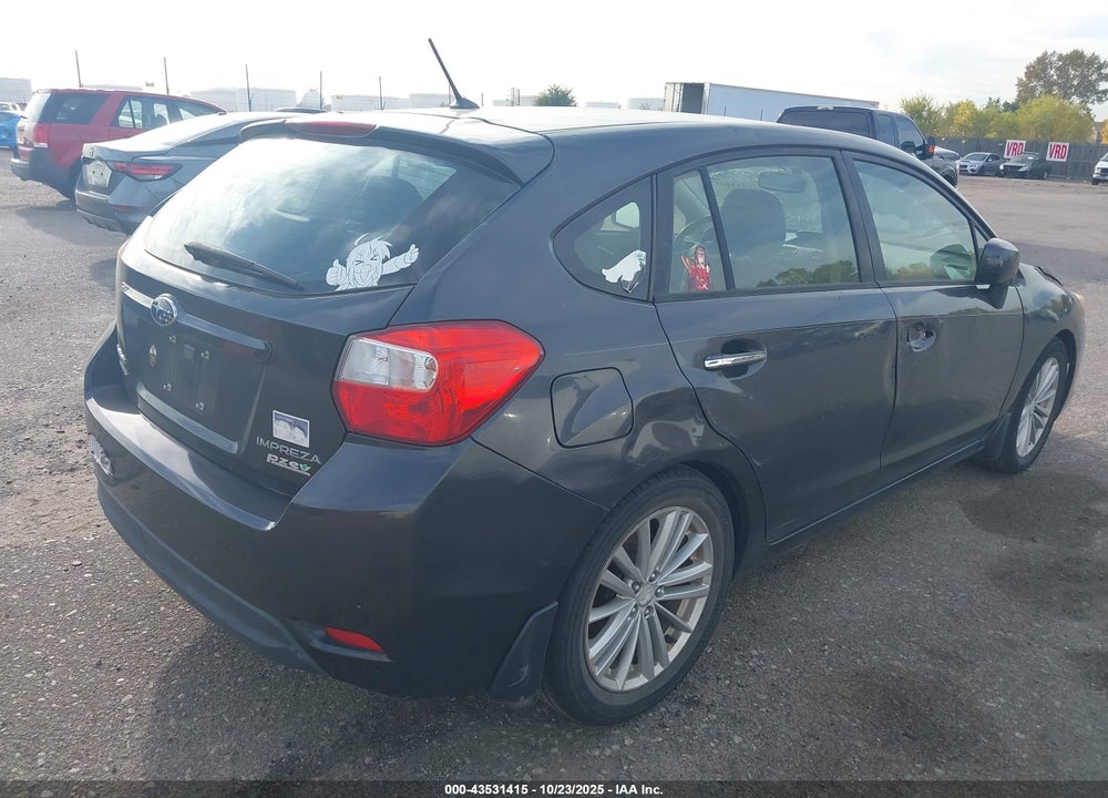 2013 SUBARU IMPREZA 2.0I LIMITED VIN: JF1GPAG64D2881019