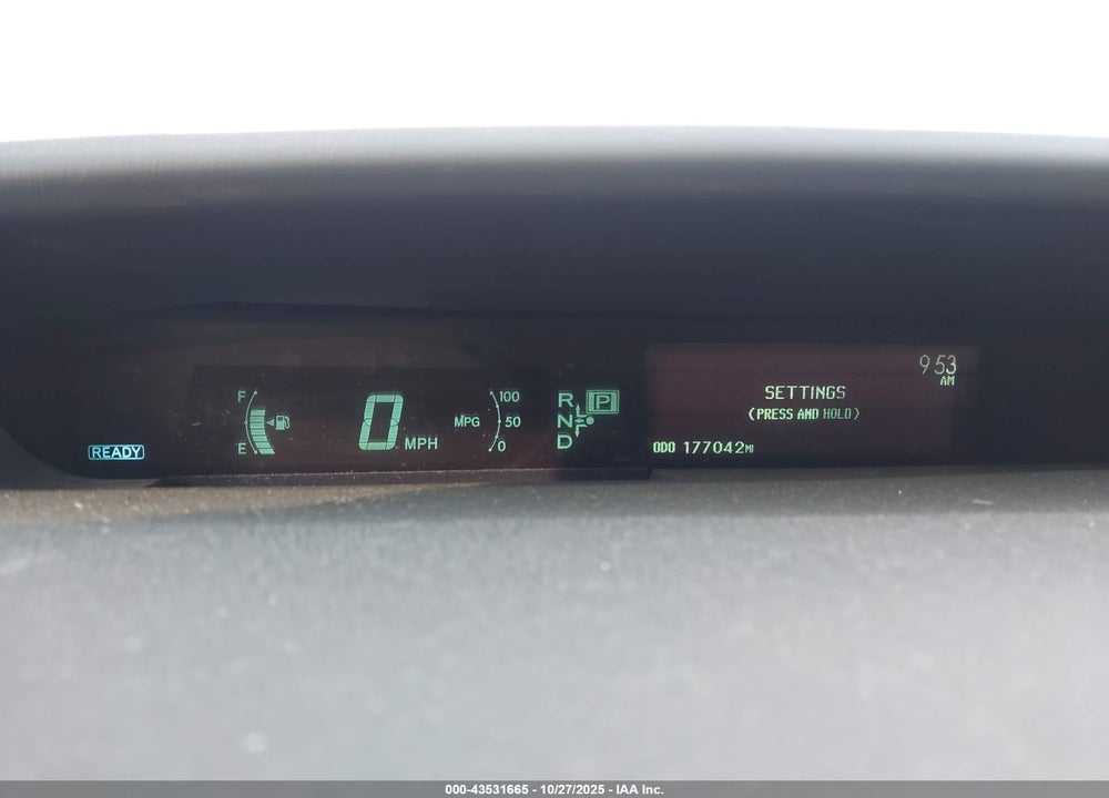 2011 TOYOTA PRIUS TWO VIN: JTDKN3DUXB0263074