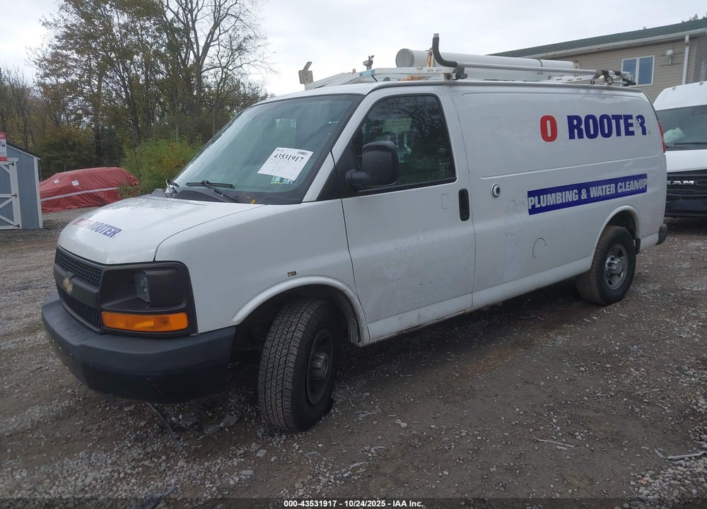 2013 CHEVROLET EXPRESS 2500 VIN: 1GCWGFCA3D1184072