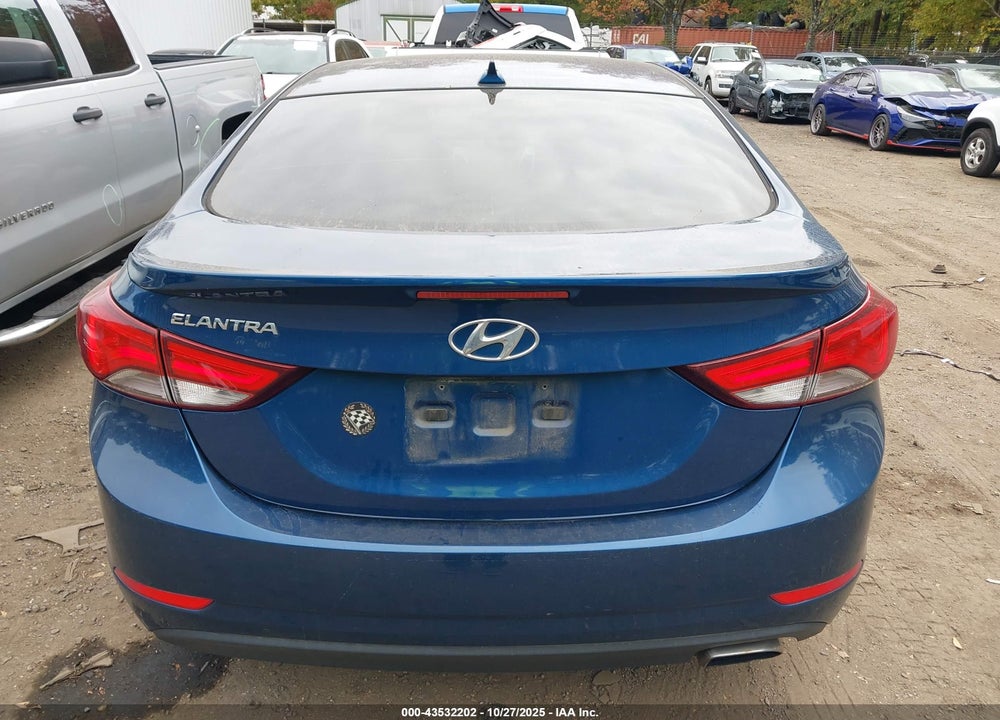2016 HYUNDAI ELANTRA SPORT VIN: KMHDH4AHXGU488958
