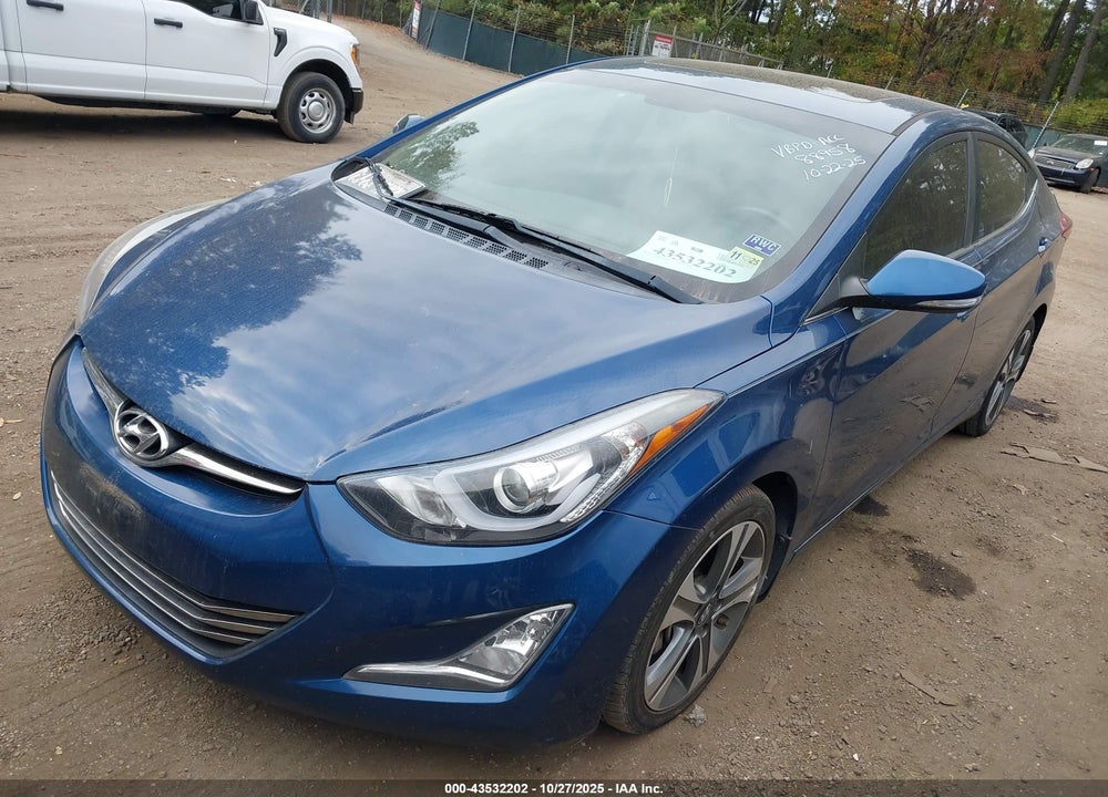 2016 HYUNDAI ELANTRA SPORT VIN: KMHDH4AHXGU488958