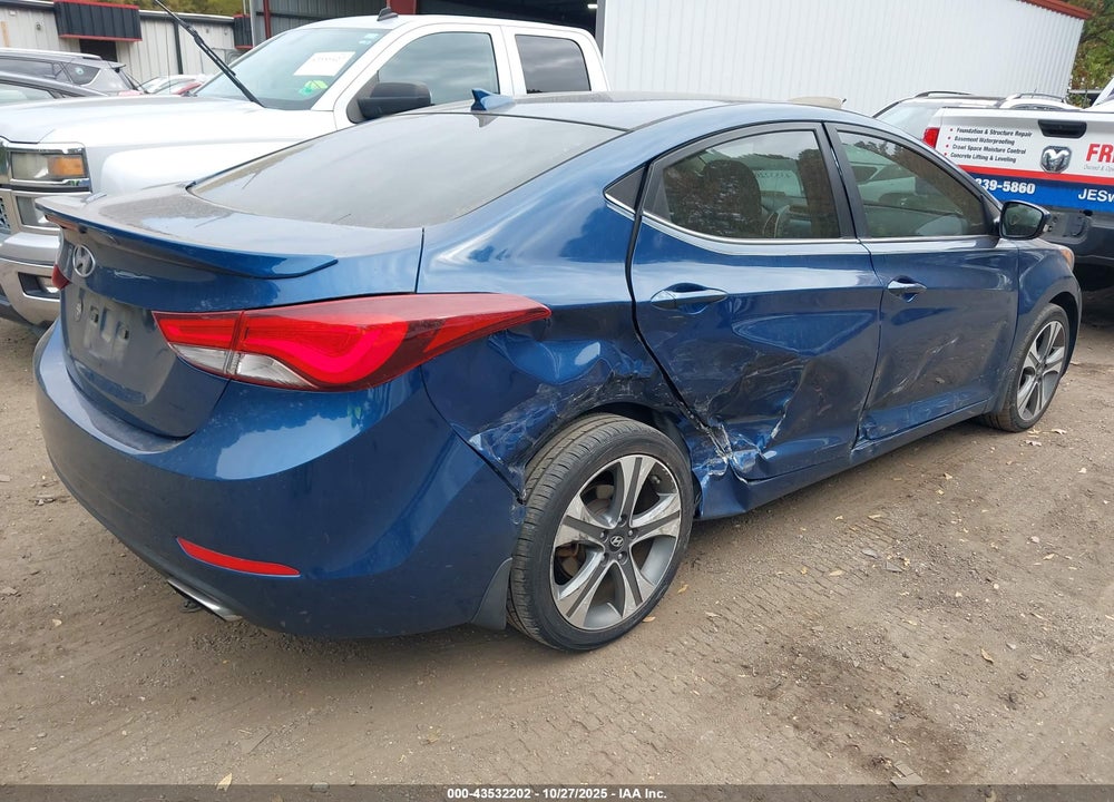 2016 HYUNDAI ELANTRA SPORT VIN: KMHDH4AHXGU488958