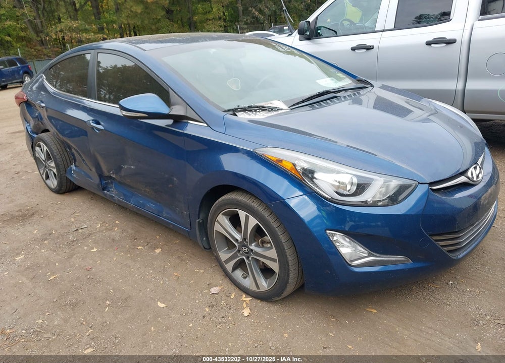 2016 HYUNDAI ELANTRA SPORT VIN: KMHDH4AHXGU488958
