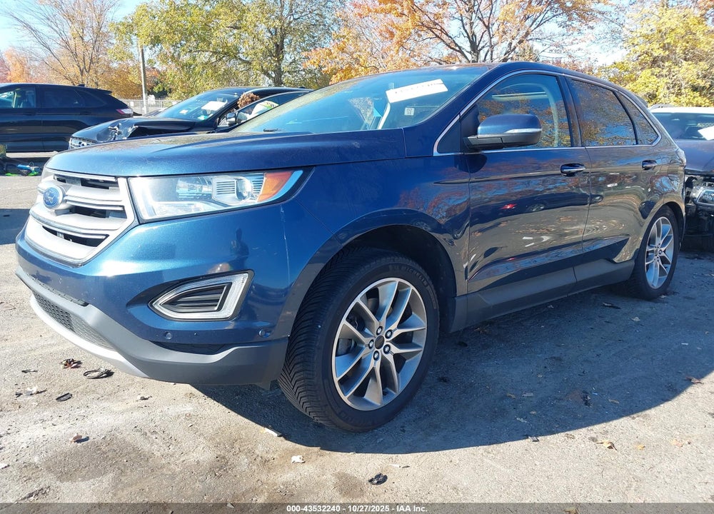 2017 FORD EDGE TITANIUM VIN: 2FMPK4K81HBB56167