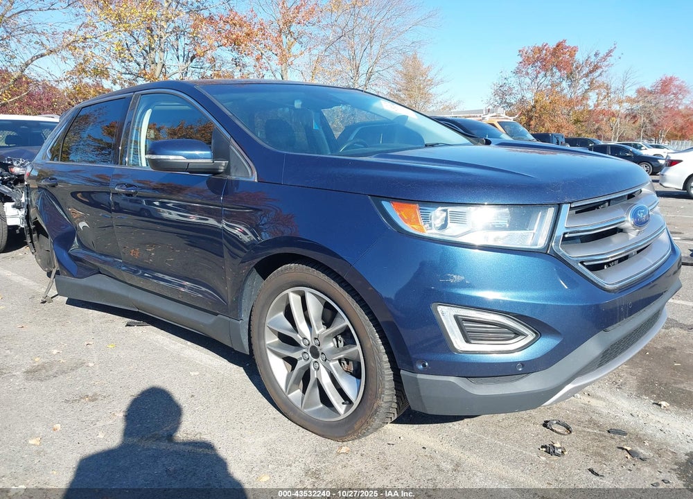 2017 FORD EDGE TITANIUM VIN: 2FMPK4K81HBB56167