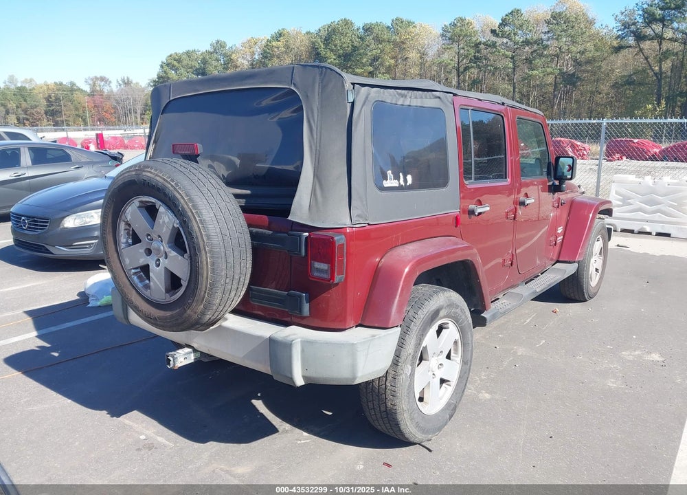 2007 JEEP WRANGLER UNLIMITED SAHARA VIN: 1J4GA59197L106132