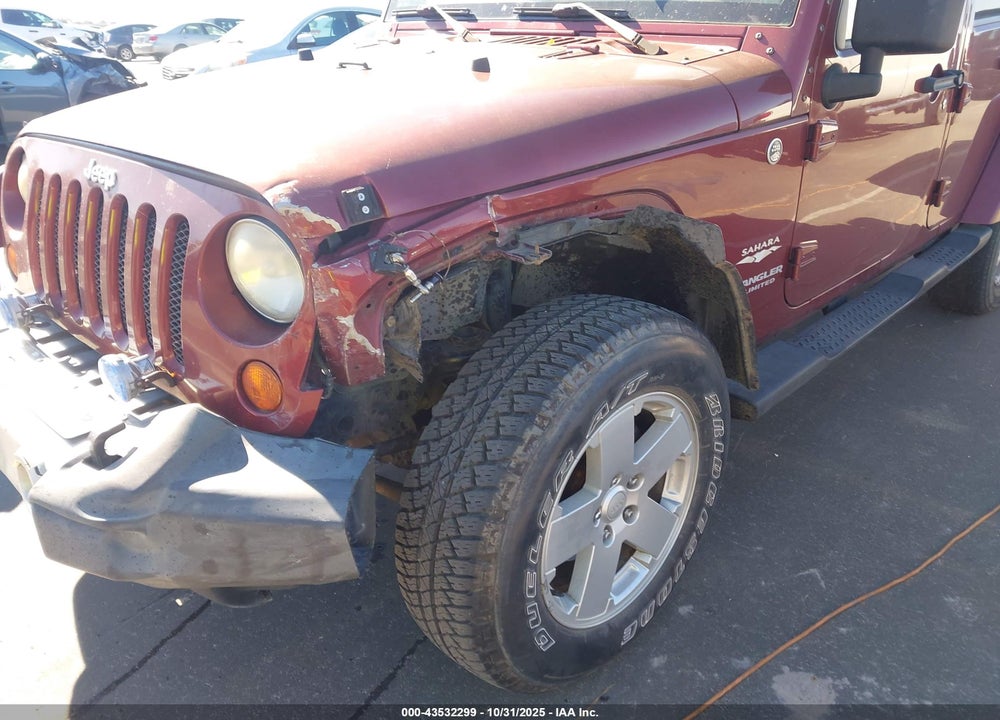 2007 JEEP WRANGLER UNLIMITED SAHARA VIN: 1J4GA59197L106132