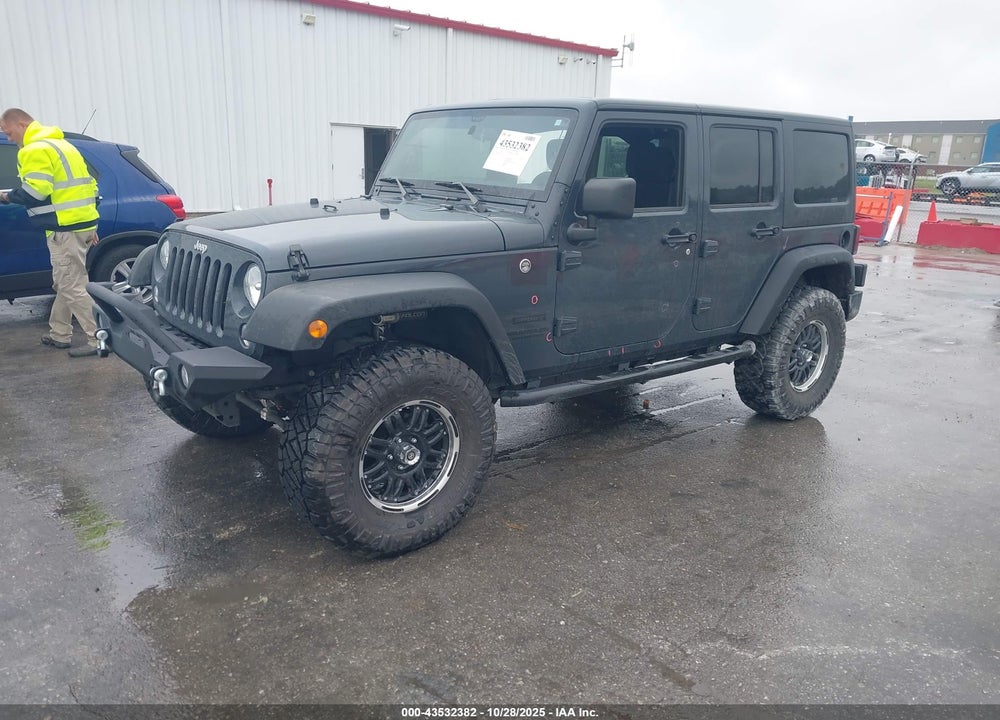 2016 JEEP WRANGLER UNLIMITED SPORT VIN: 1C4BJWDGXGL190401