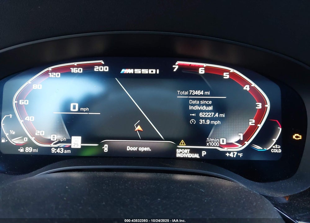 2021 BMW M550I XDRIVE VIN: WBA13BK0XMCG83687