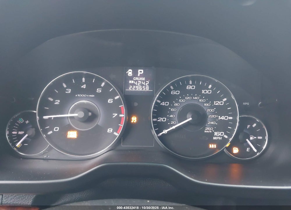 2012 SUBARU LEGACY 3.6R LIMITED VIN: 4S3BMDK67C2009485