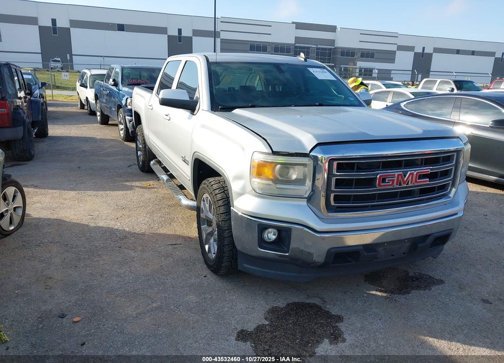 2015 GMC SIERRA 1500 SLE VIN: 3GTP1UEC7FG483285