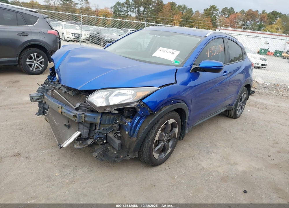 2018 HONDA HR-V EX-L VIN: 3CZRU5H74JM701904