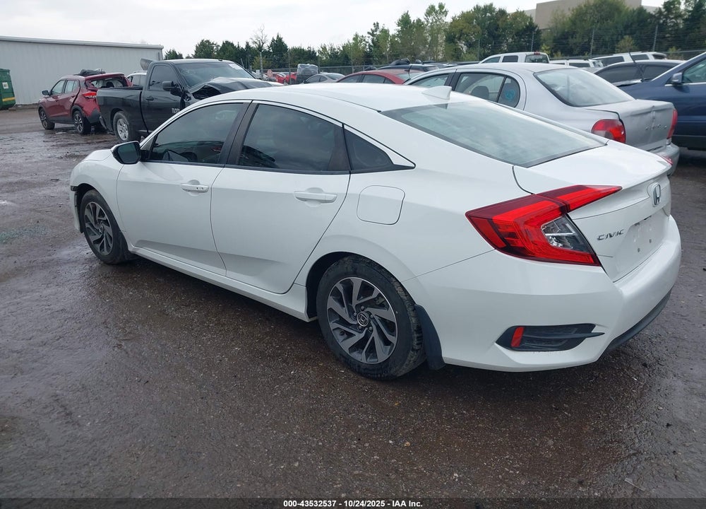 2018 HONDA CIVIC EX VIN: 19XFC2F7XJE005037