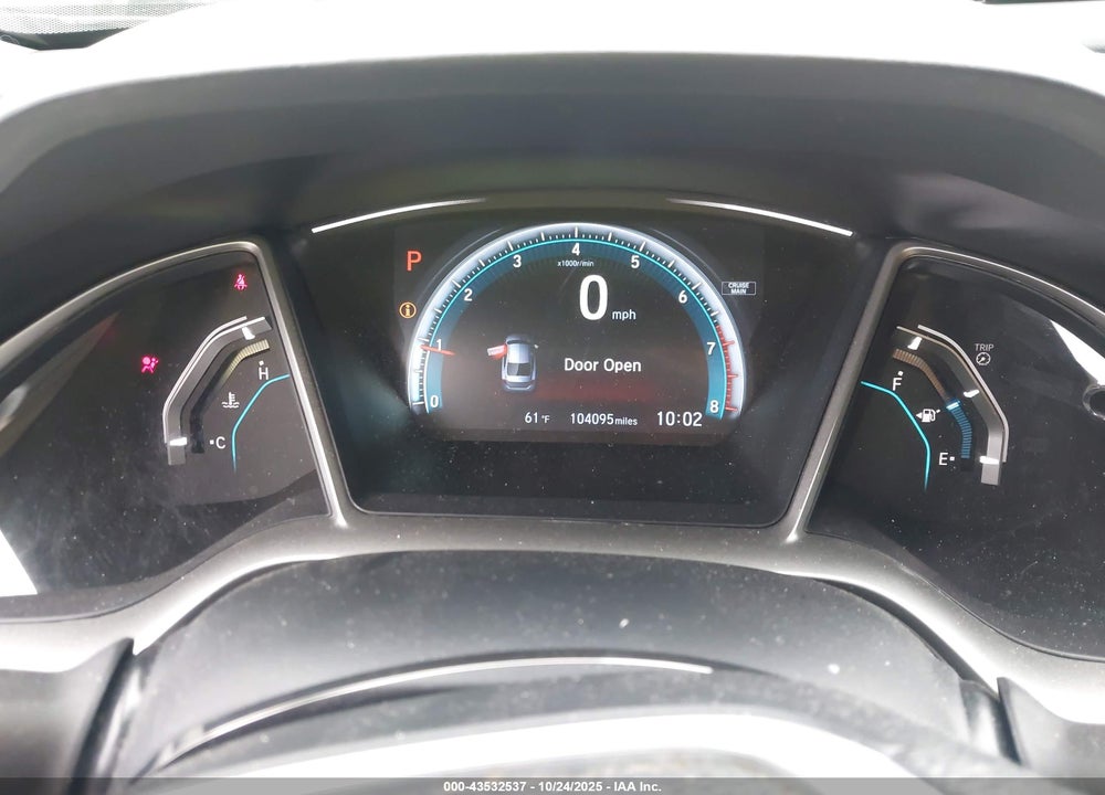 2018 HONDA CIVIC EX VIN: 19XFC2F7XJE005037
