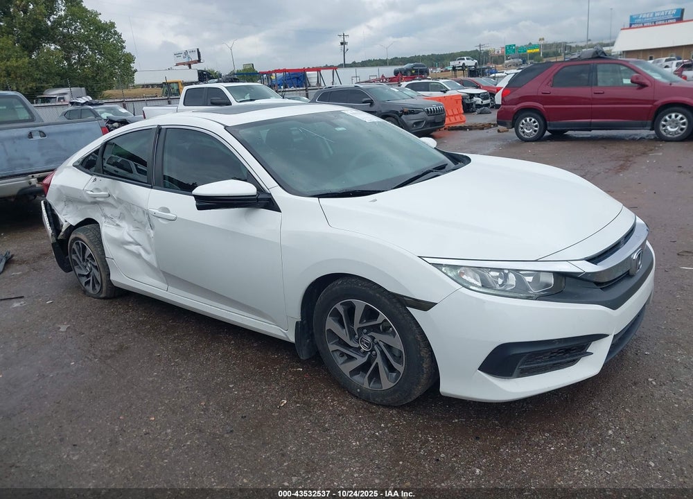 2018 HONDA CIVIC EX VIN: 19XFC2F7XJE005037