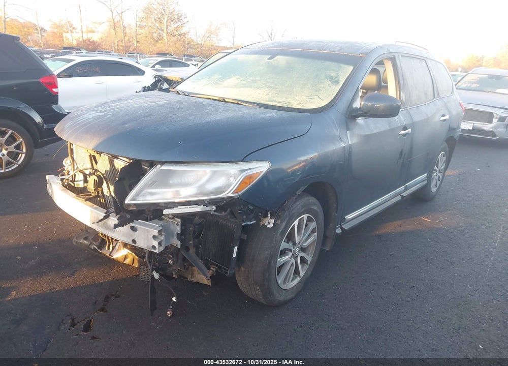 2013 NISSAN PATHFINDER VIN: 5N1AR2MMXDC684977