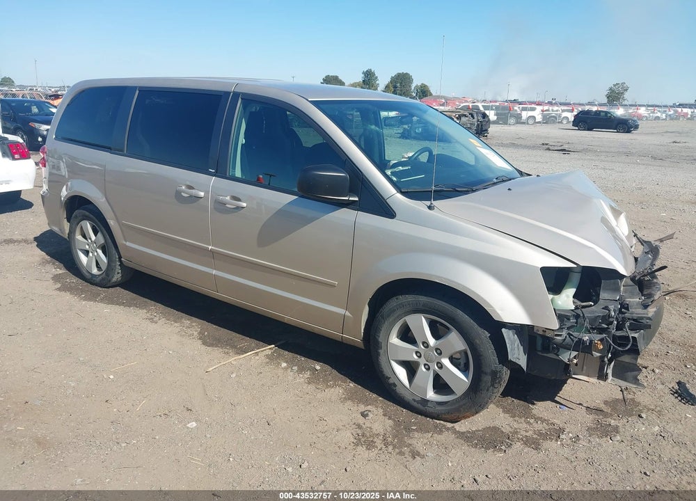 2013 DODGE GRAND CARAVAN SE VIN: 2C4RDGBG0DR617795
