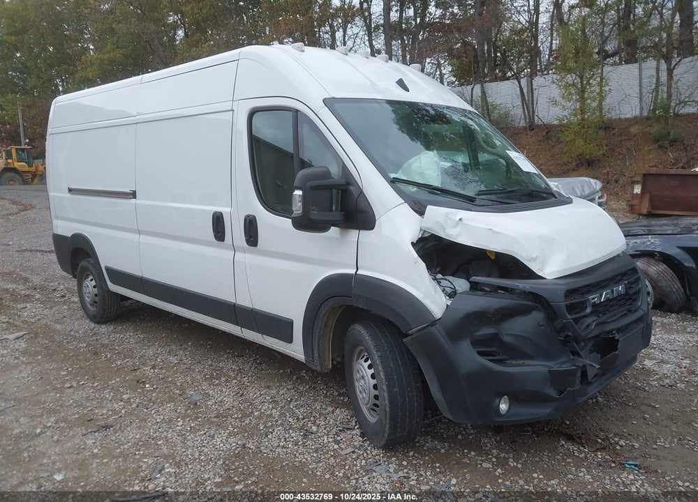 2024 RAM PROMASTER 2500 TRADESMAN HIGH ROOF 159 WB W/PASS SEAT VIN: 3C6LRVDG8RE140350