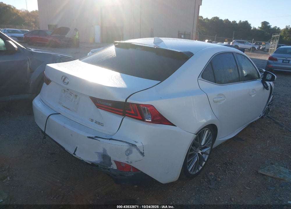 2015 LEXUS IS 250 VIN: JTHBF1D20F5076384