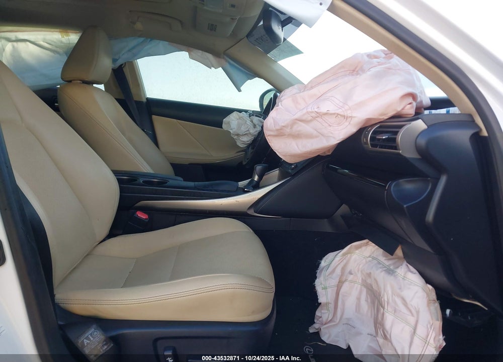 2015 LEXUS IS 250 VIN: JTHBF1D20F5076384