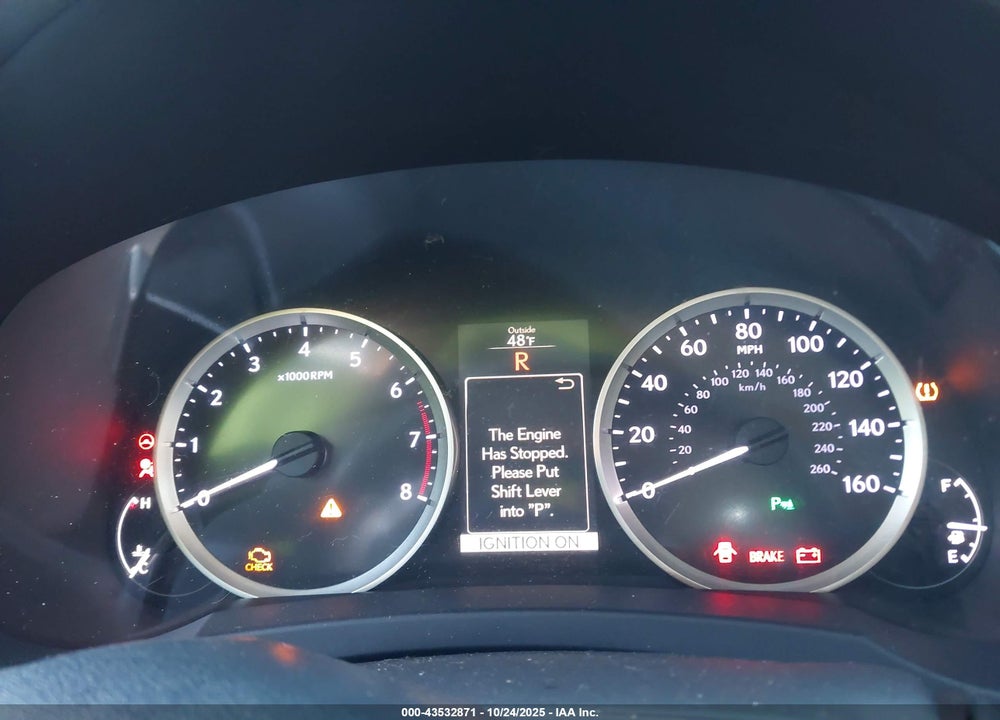 2015 LEXUS IS 250 VIN: JTHBF1D20F5076384