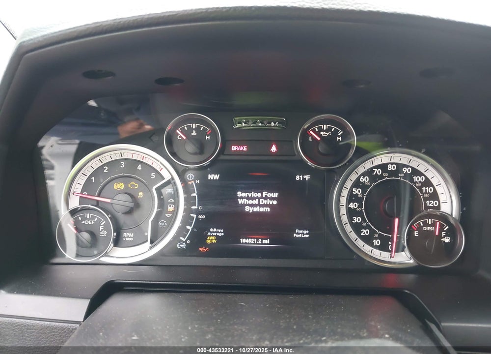 2013 RAM 2500 LAIE VIN: 3C6UR5FL3DG541090