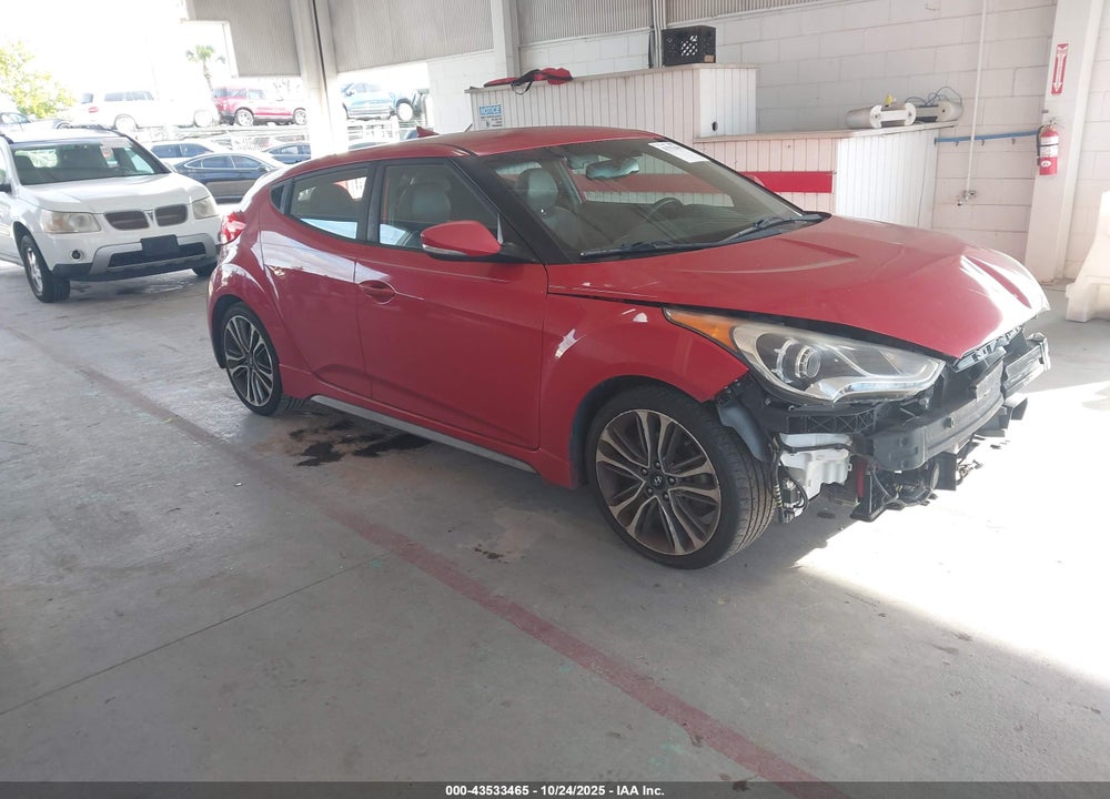 2016 HYUNDAI VELOSTER TURBO VIN: KMHTC6AE9GU290710