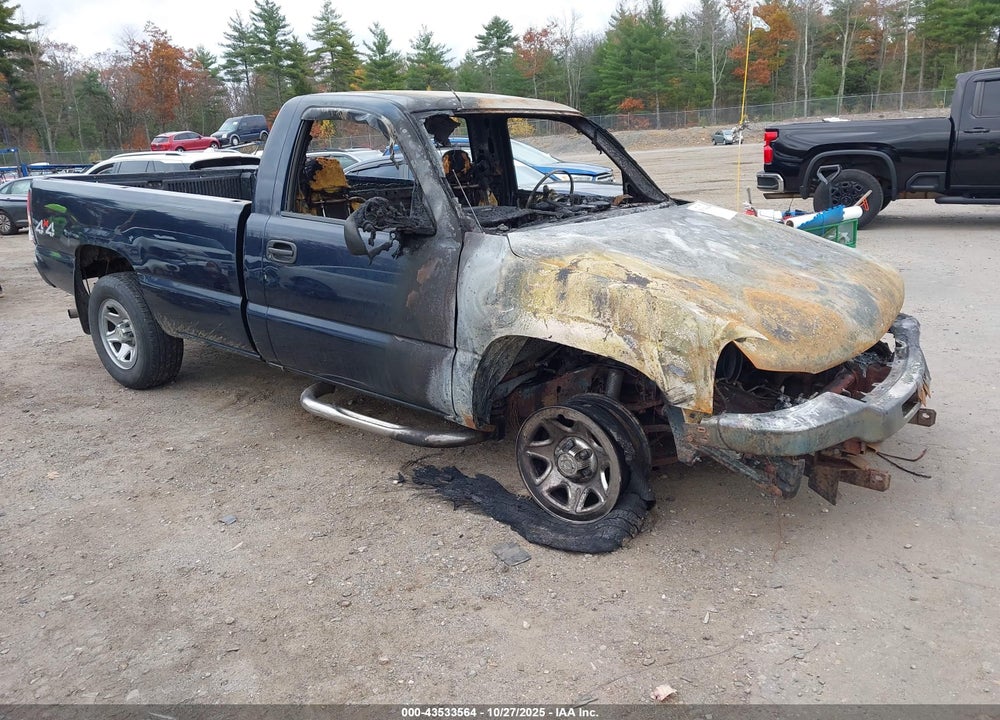 2006 GMC SIERRA 1500 WORK TRUCK VIN: 3GTEK14X16G168537