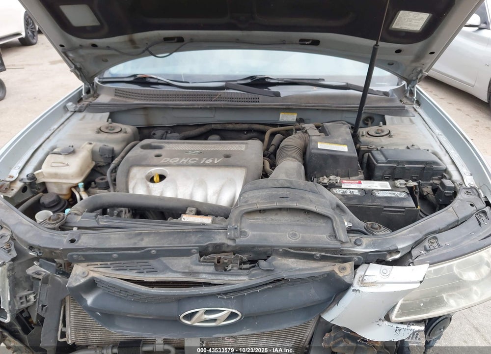 2007 HYUNDAI SONATA GLS VIN: 5NPET46C87H296193