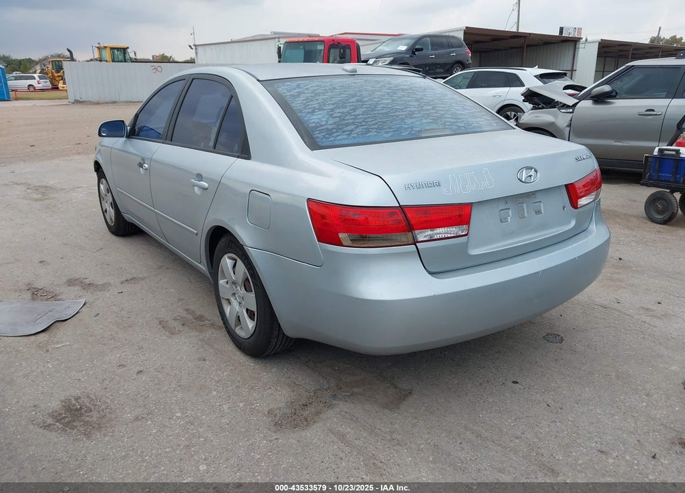 2007 HYUNDAI SONATA GLS VIN: 5NPET46C87H296193