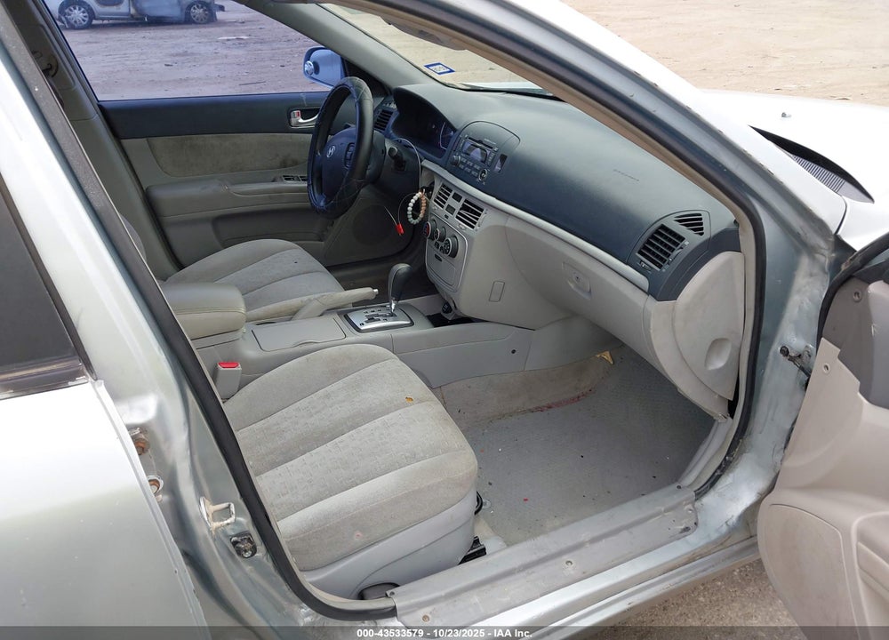 2007 HYUNDAI SONATA GLS VIN: 5NPET46C87H296193