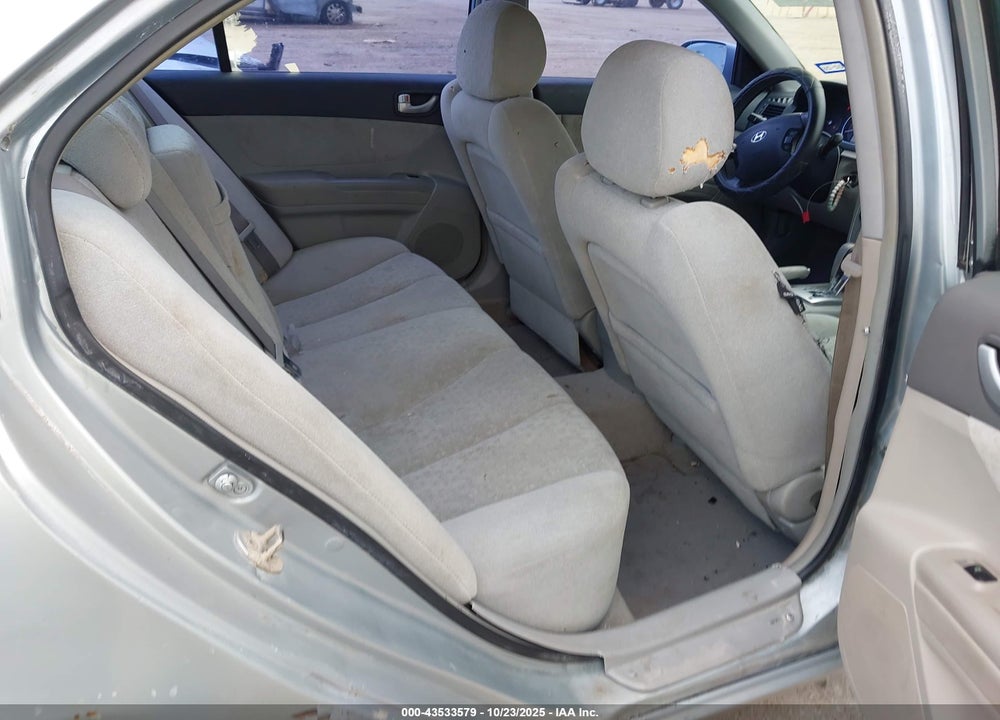 2007 HYUNDAI SONATA GLS VIN: 5NPET46C87H296193